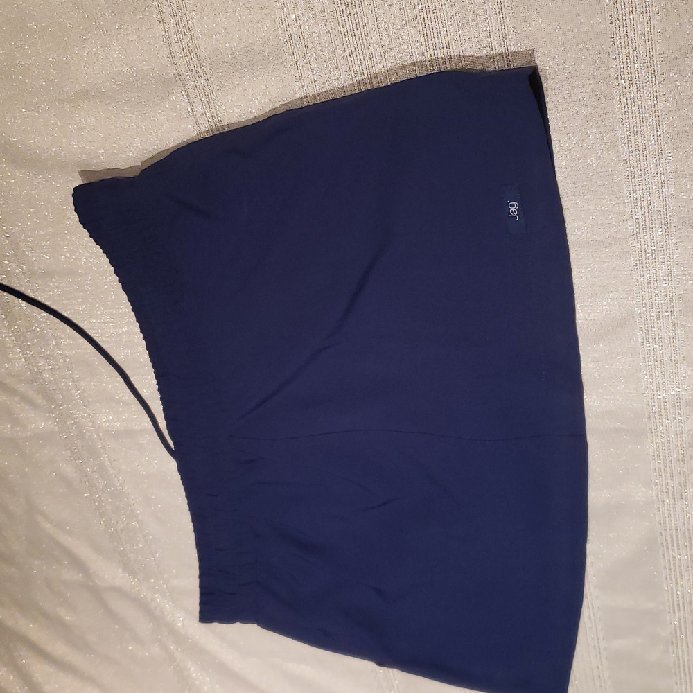JAG New Solid Skirted Swim Boardshort with Built-in Brief NWT Navy Women's L - Picture 3 of 11